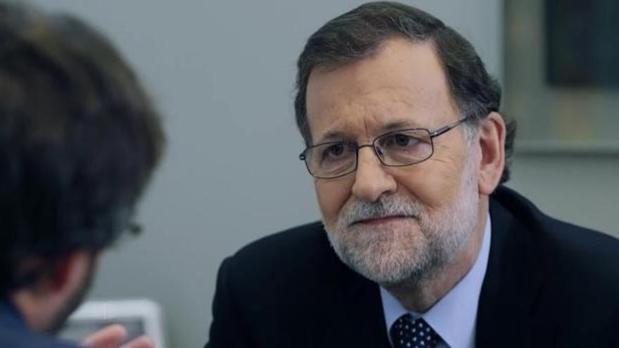 Rajoy con Jordi Évole.