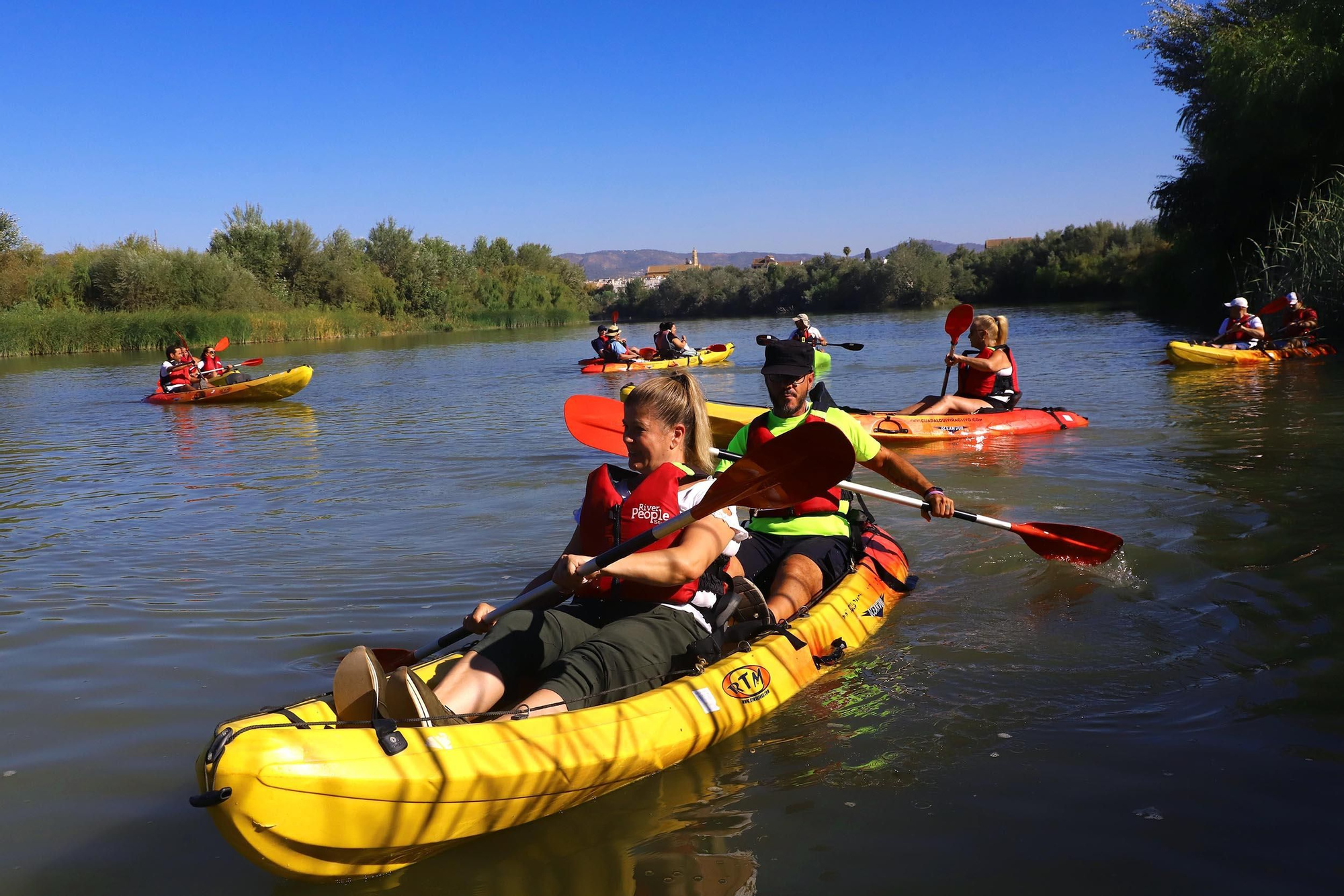 Paseos en kayak por el róio Guadalquivir