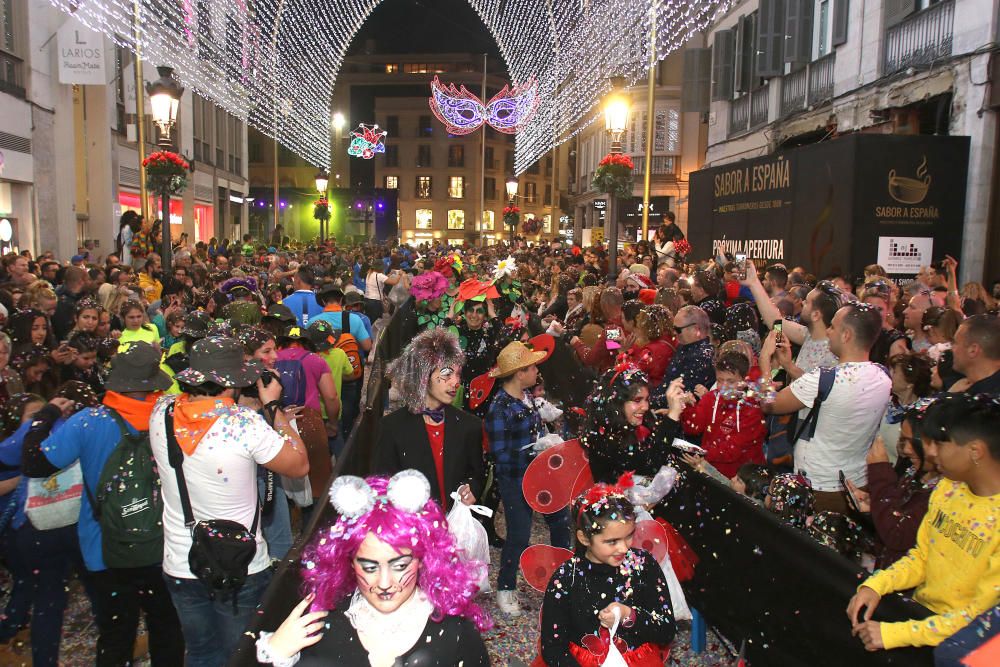 Sábado de carnaval en Málaga