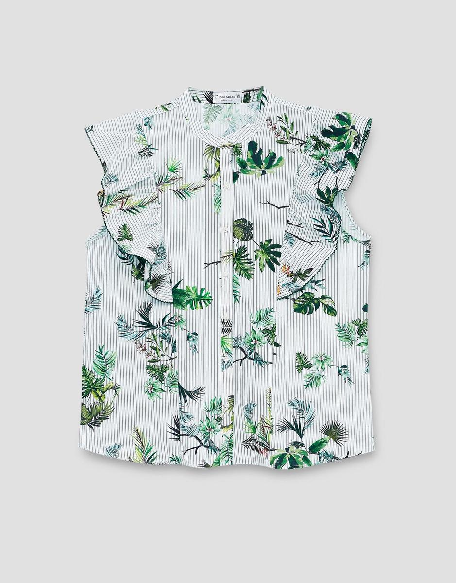 Camisas hawaianas: con volantes