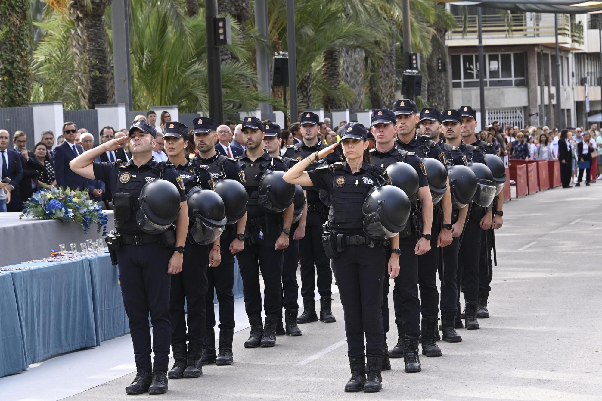 Así ha sido el acto del patrón de la Policía Local de Elche