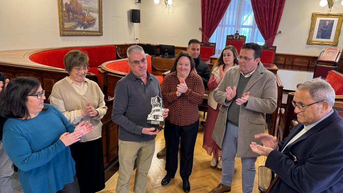 Acto de reconocimiento al restaurante Llopis.