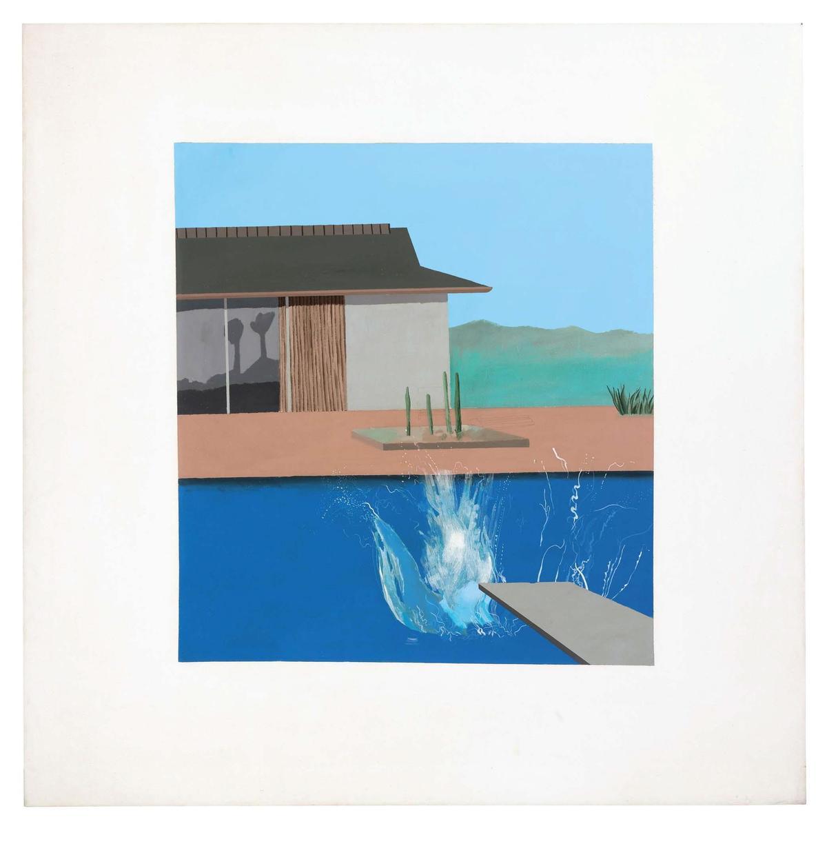'The splash', uno de los cuadros más representativos de David Hockney 'The splash', uno de los cuadros más representativos de David Hockney