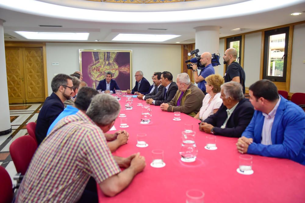 Reunión de los empresarios del Norte con Clavijo.