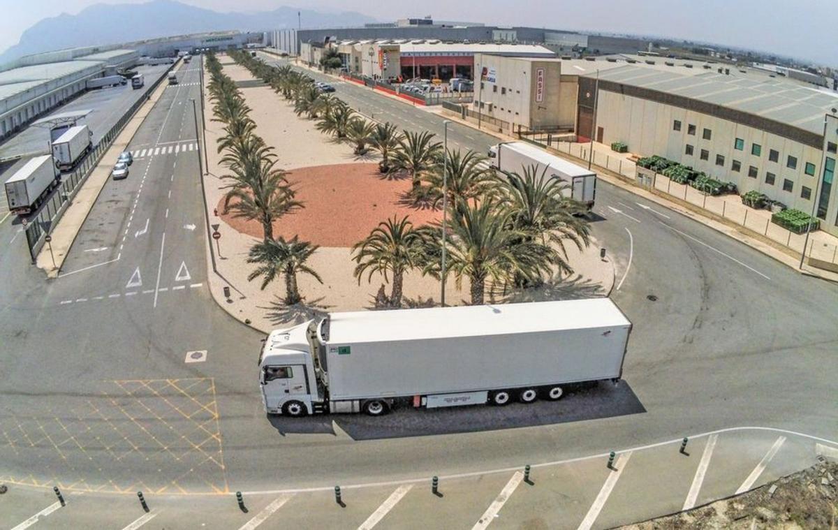 Vista aérea del polígono de la Granadina de San Isidro