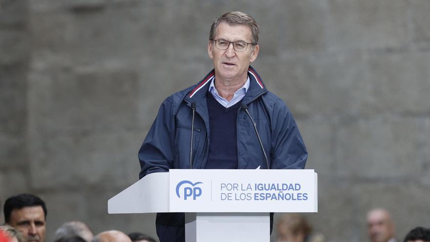 Feijóo: &quot;El punto de partida del independentismo será el punto final de Pedro Sánchez&quot;
