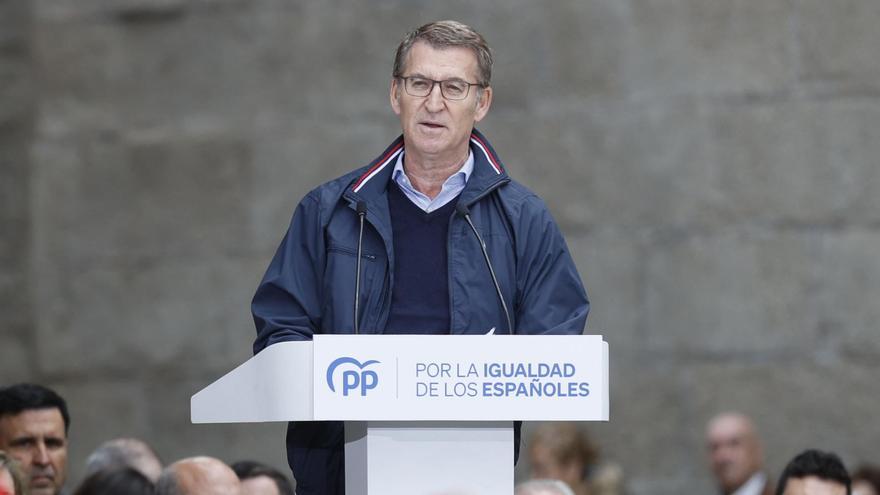 Feijóo: "El punto de partida del independentismo será el punto final de Pedro Sánchez"