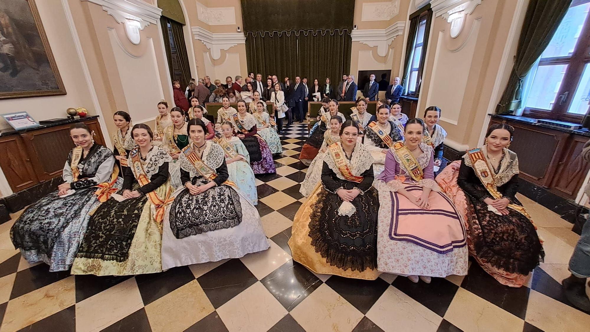 Las reina de la provincia, en el Ayuntamiento de Castellón