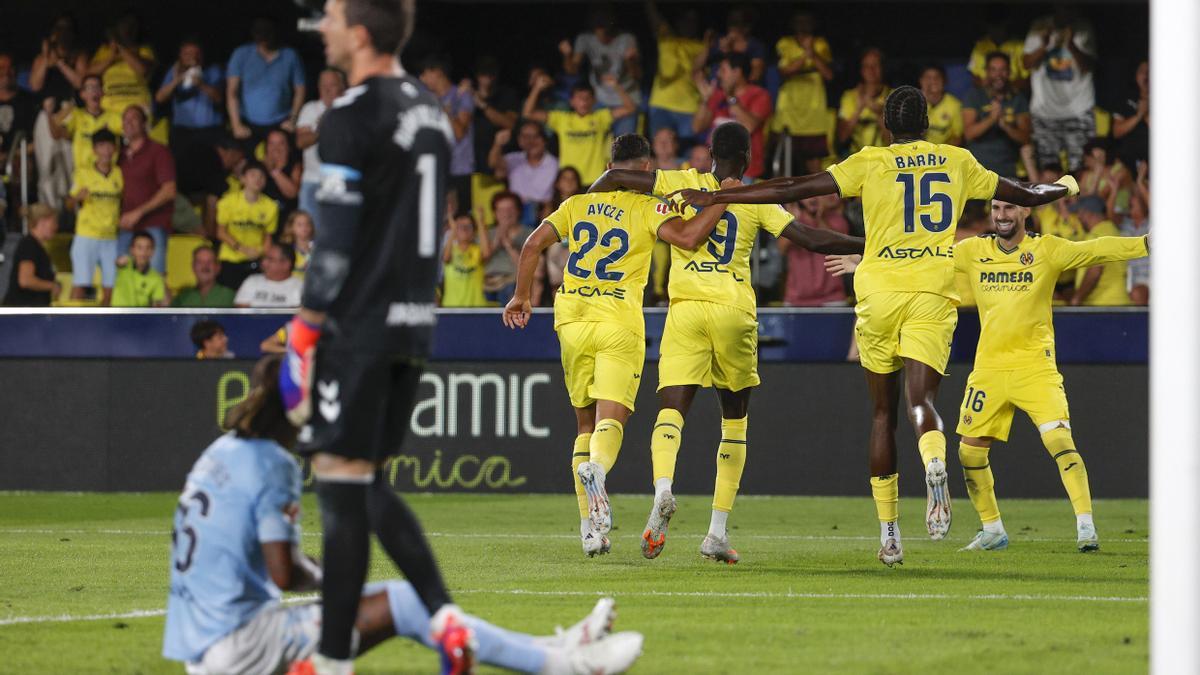 El Villarreal se lleva un duelo frenético ante el Celta