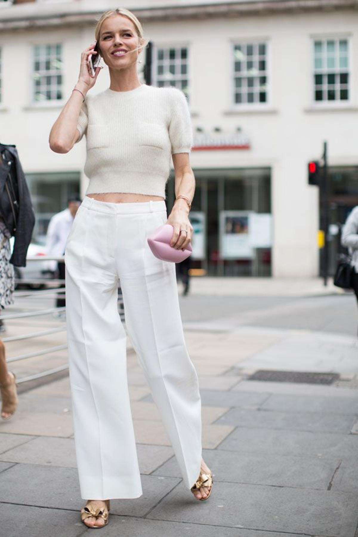 Look verano: top más pantalón ancho