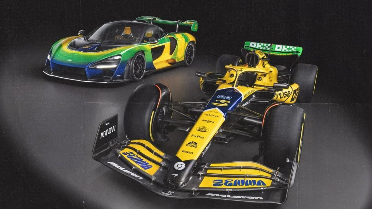 McLaren, con el homenaje a Senna