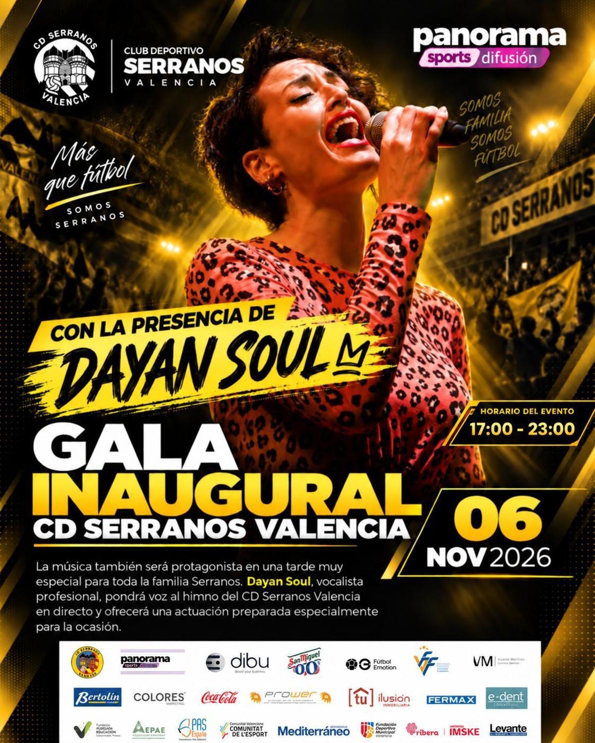 Cartel de la gala.