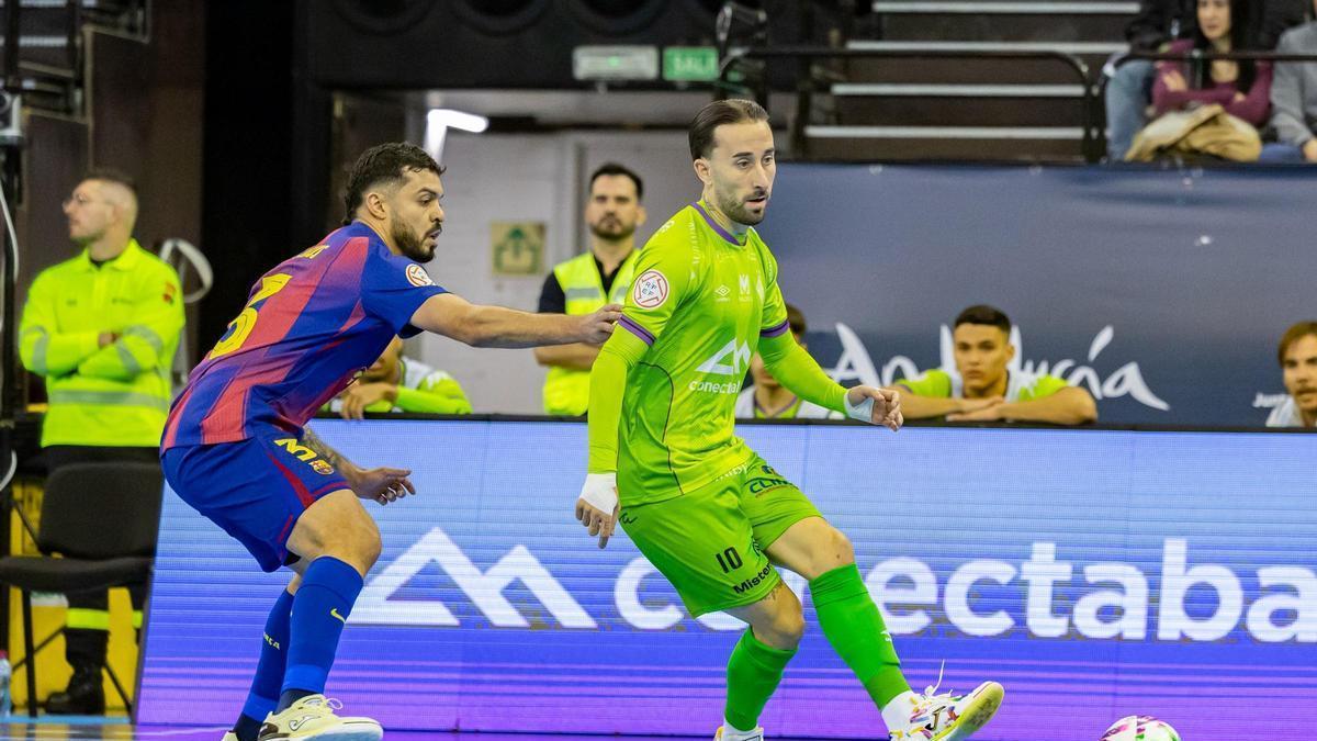 FÚTBOL SALA | El Palma Futsal se queda sin gasolina ante el Barcelona y se despide de la Copa de España