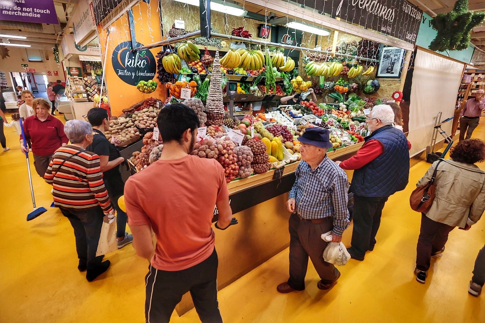 Compras para la cena de Nochebuena