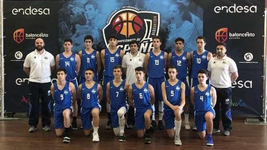 La selección asturiana cadete masculina.