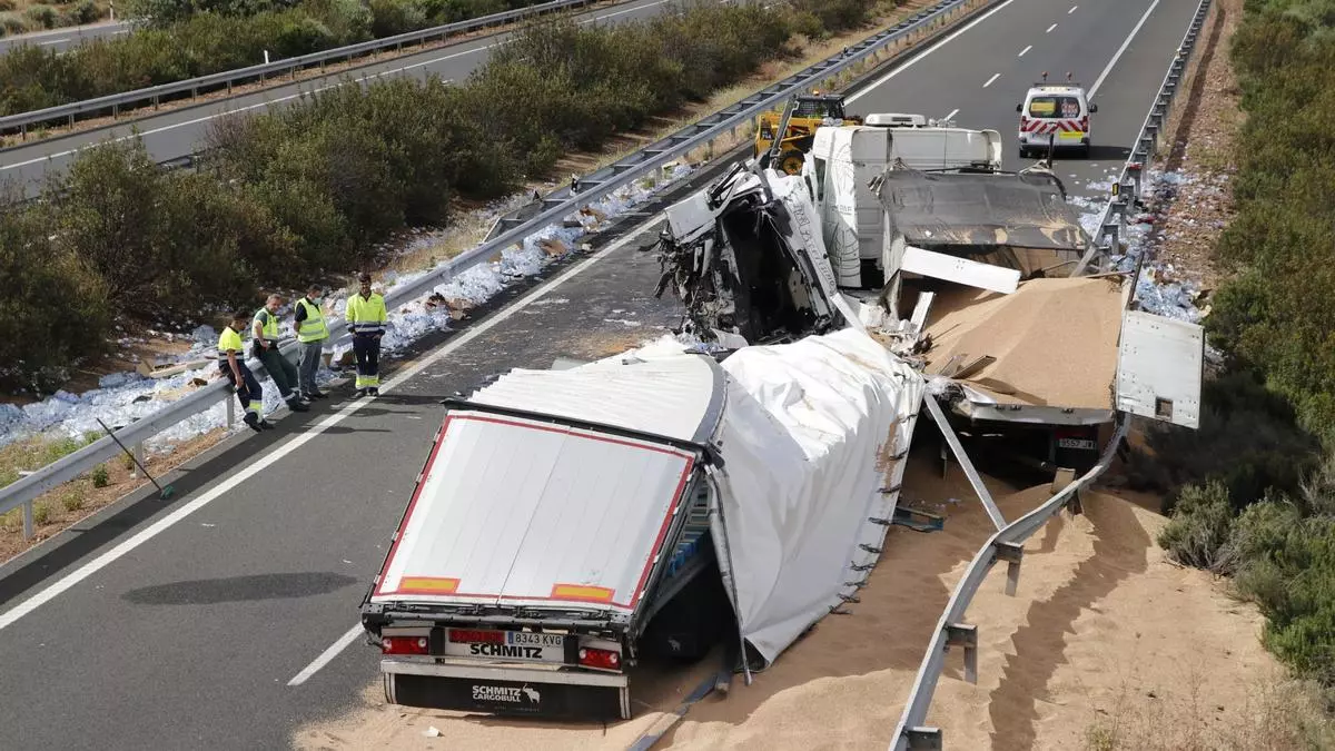 Accidente en Las Herrerías: "Afortunadamente no ha habido muertos"