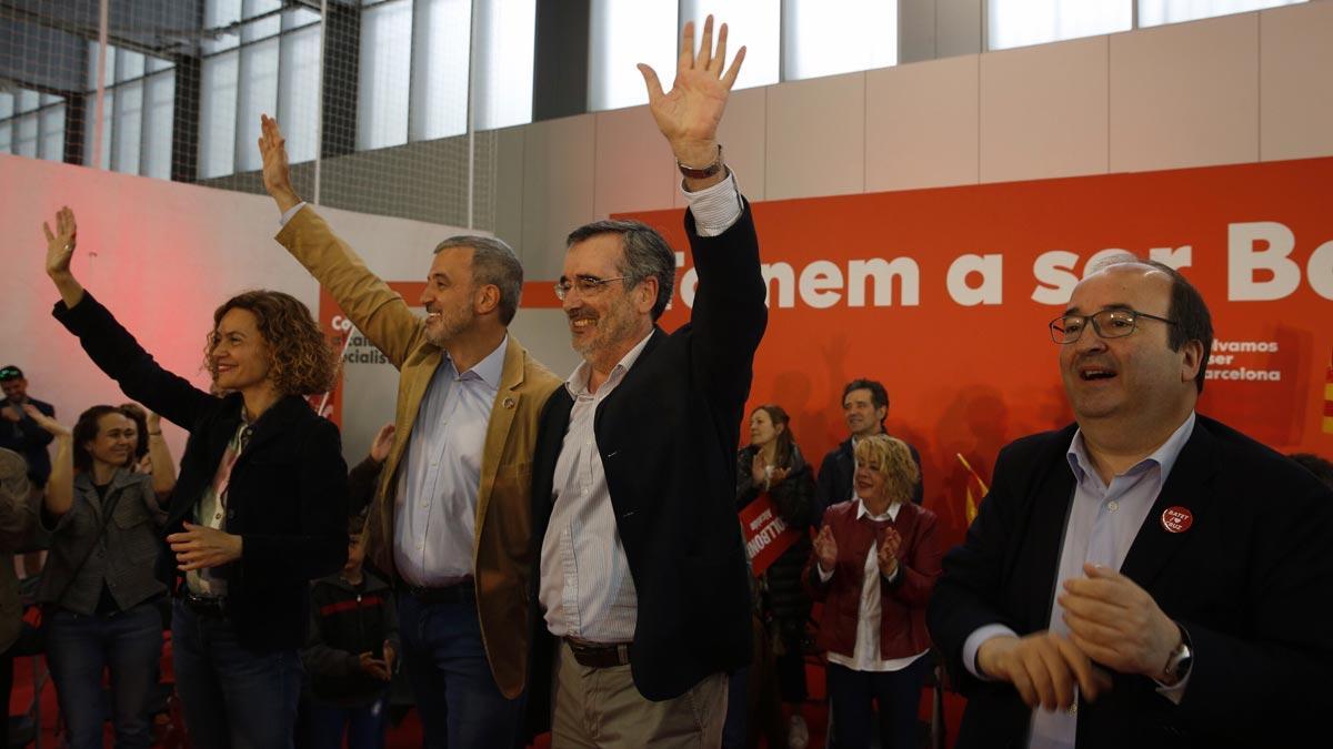 Acto de campaña de Miquel Iceta (PSC) en Barcelona