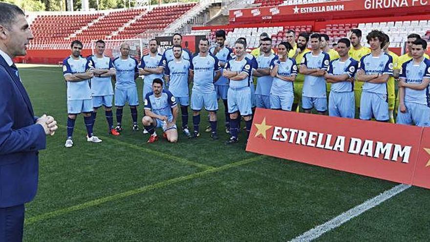 El «Partit de les Estrelles» permet a 50 afortunats jugar a l&#039;estadi de Montilivi