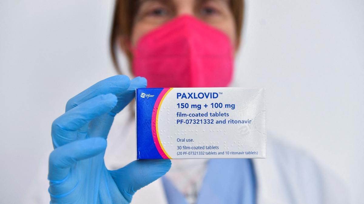 Imagen de archivo de una caja del fármaco Paxlovid.