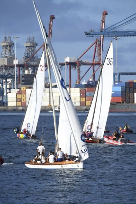 21-09-19 DEPORTES. BAHIA DEL PUERTO. LAS PALMAS DE GRAN CANARIA. Vela latina. Desempate Guanche-Tomás Morales por el título del Campeonato. Fotos: Juan Castro.  | 21/09/2019 | Fotógrafo: Juan Carlos Castro