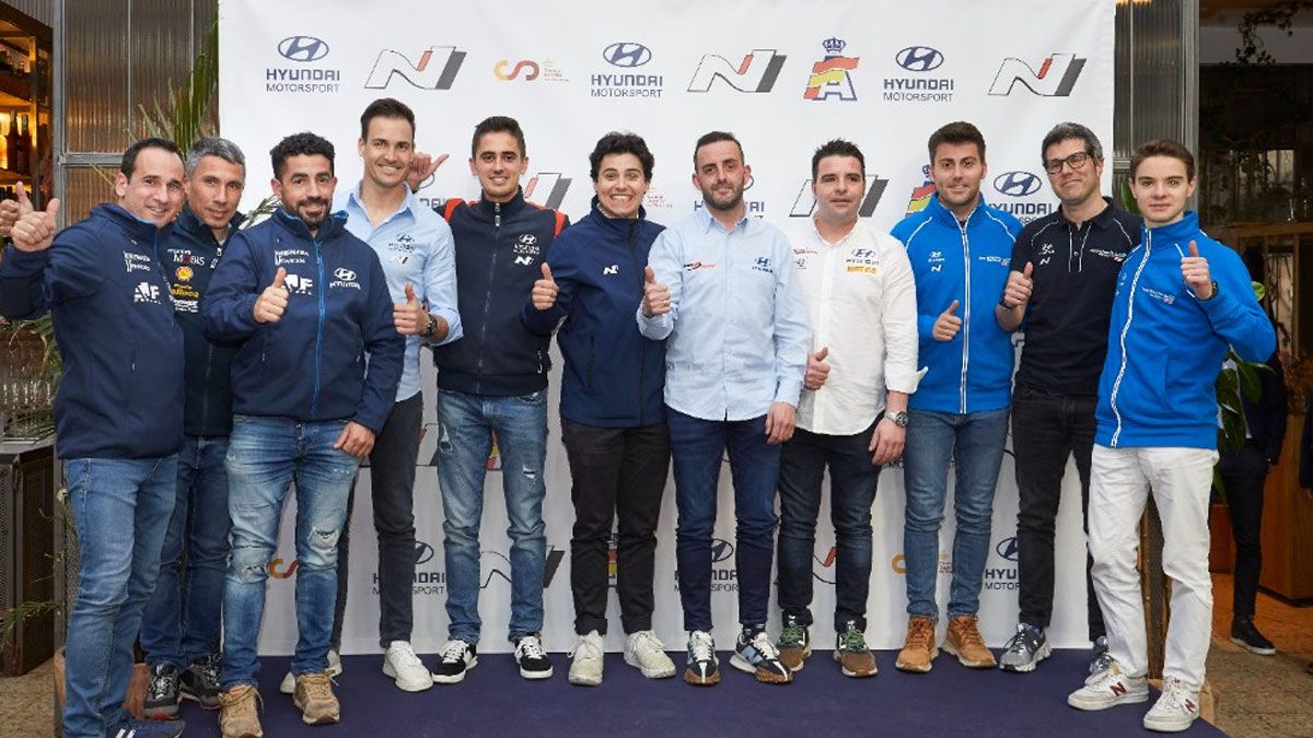 Dani Sordo y Mikel Azkona abanderaron la representación entre los pilotos de Hyundai España