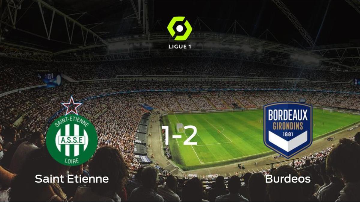 El FC Girondins Burdeos se lleva la victoria después de vencer 1-2 al AS Saint Etienne