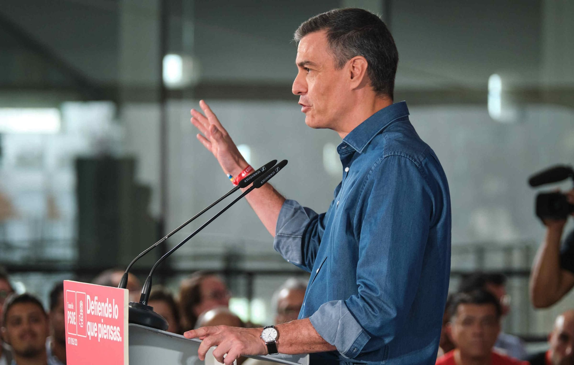 Mitin de Pedro Sánchez en Tenerife