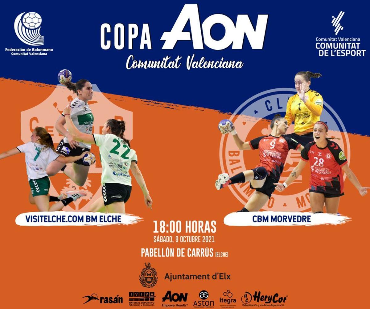 Cartel de la Copa AON Comunitat Valenciana femenina