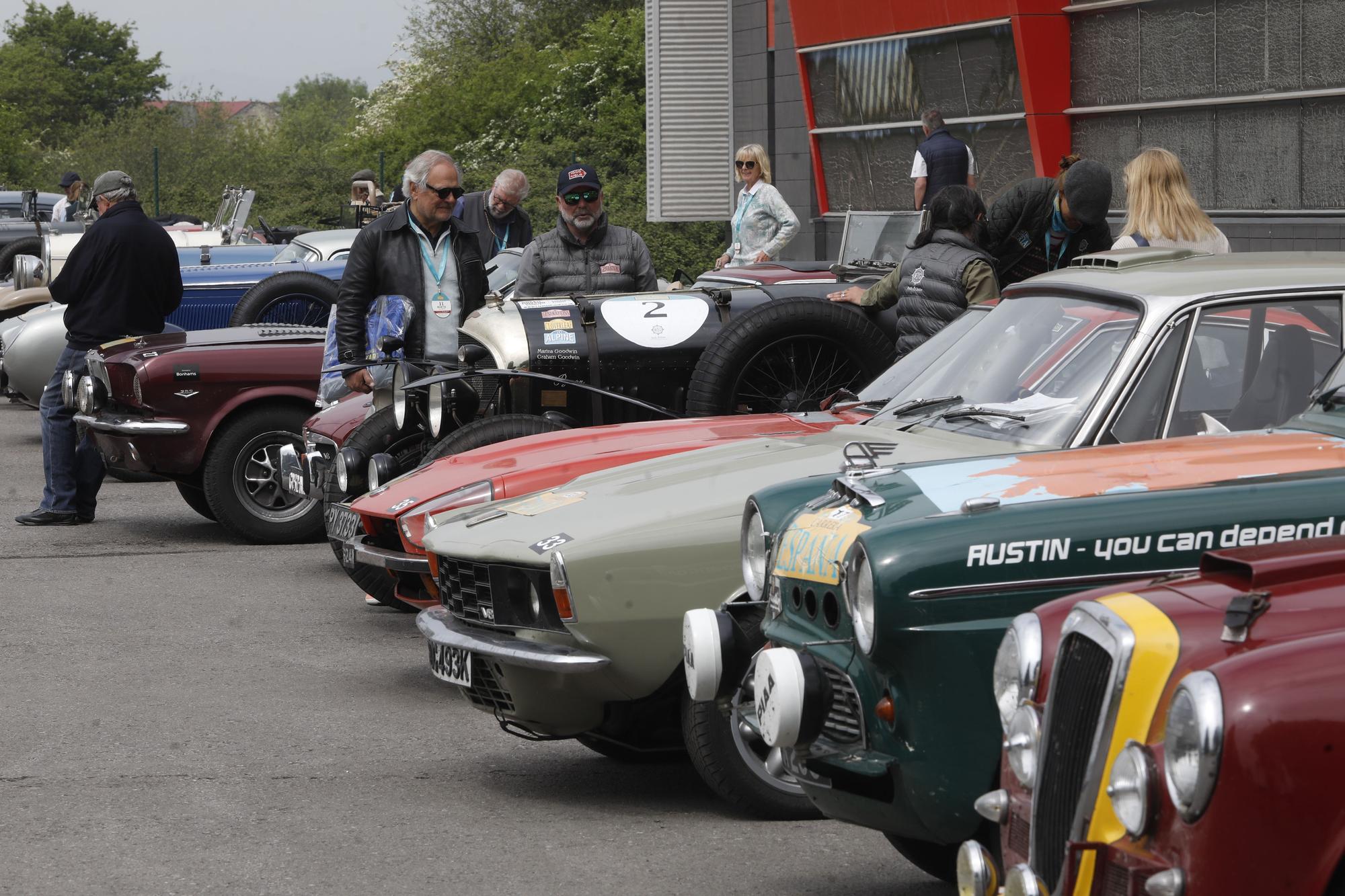 Las imágenes del Rally The Globe en su paso por Asturias