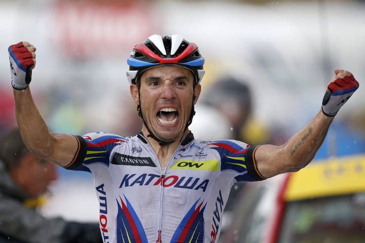 "Purito" Rodríguez conquista la etapa reina del Tour de Francia.