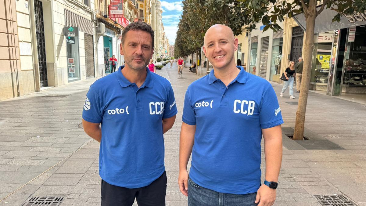 Alfredo Gálvez, entrenador, y Paco Zafra, director deportivo.