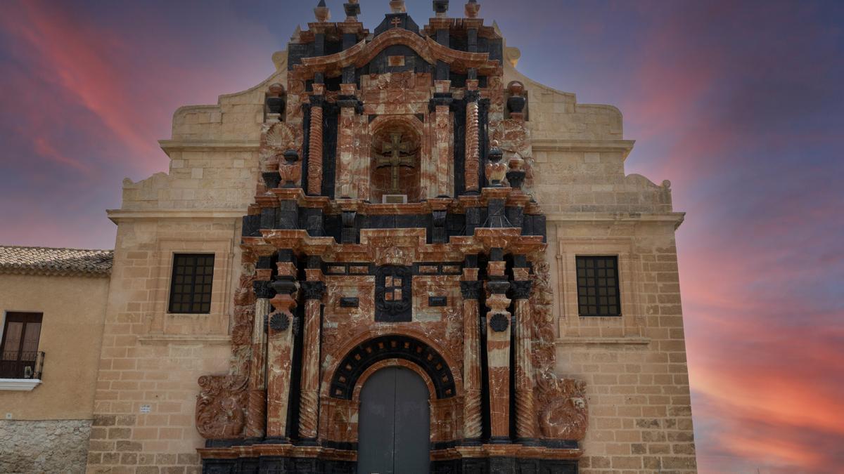 Fachada de la Basílica de la Vera Cruz de Caravaca.