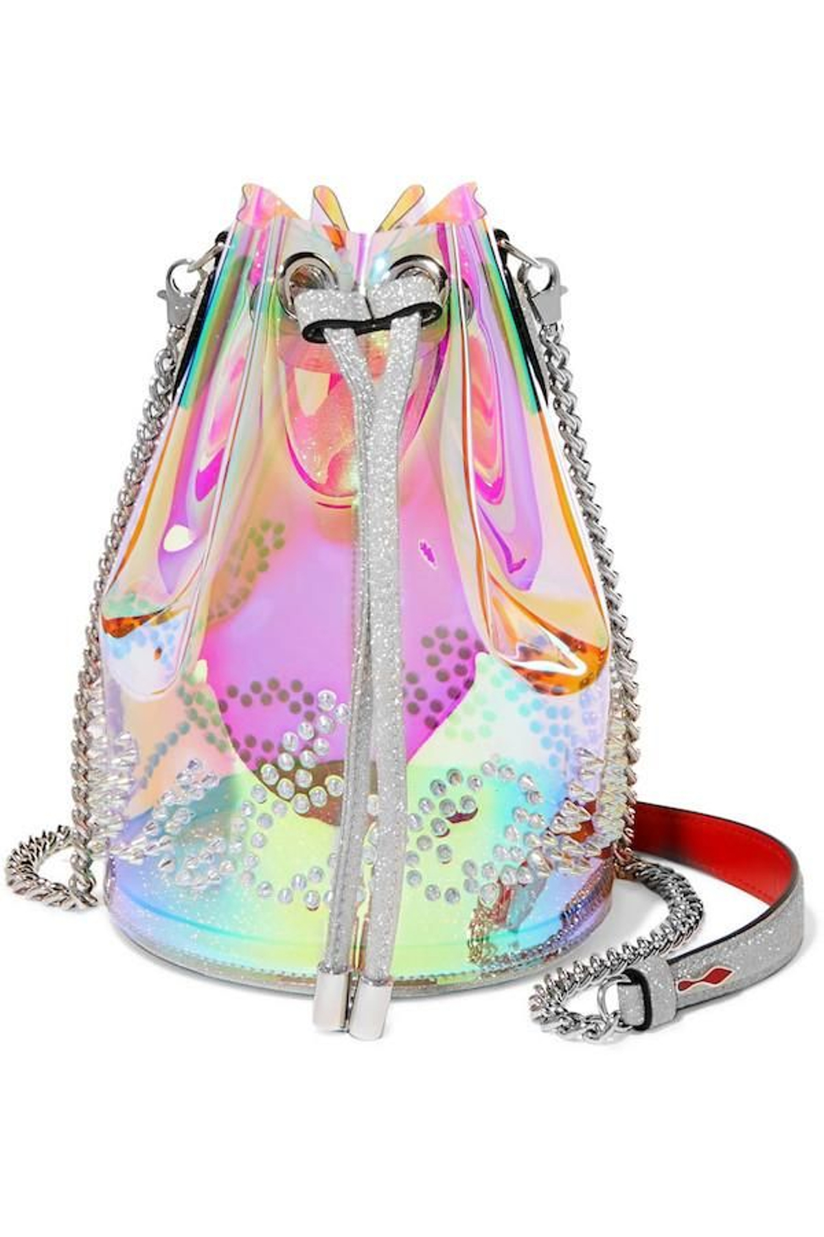 Bombonera en PVC y piel, de Christian Louboutin
