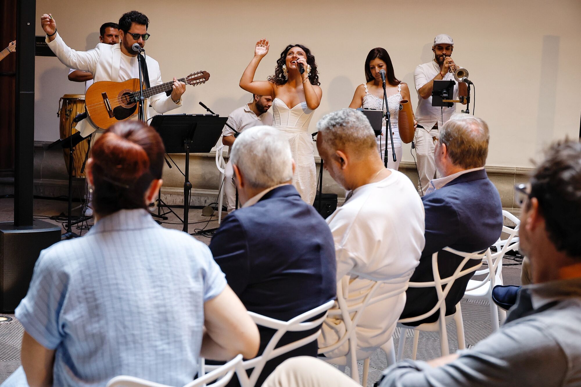 Presentación de la fiesta Bienvenida al Verano en Santa Cruz de Tenerife. 