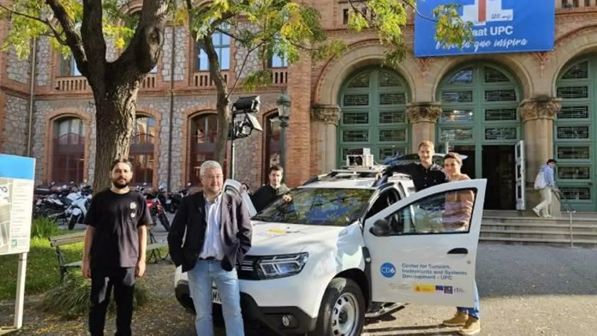 Manresa mostrarà un cotxe equipat amb IA i sensors òptics per millorar la conducció autònoma
