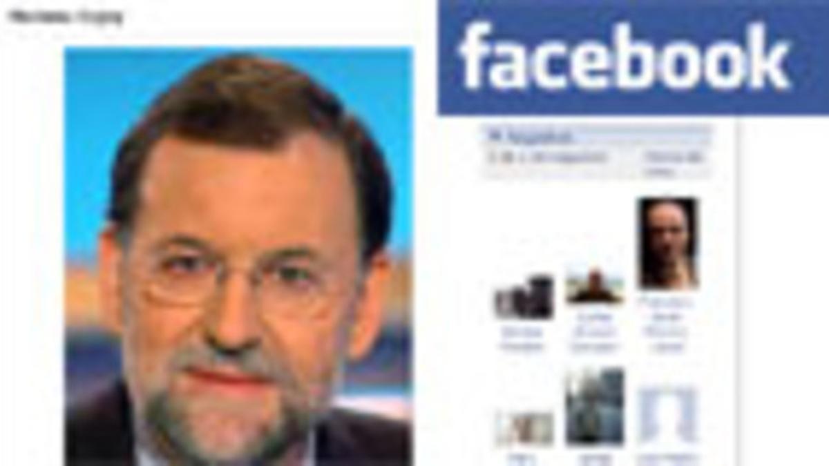 Uno de los falsos perfiles de Mariano Rajoy en Facebook.