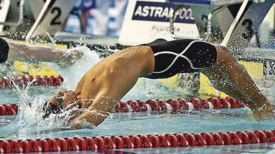 Hugo González, en la semifinal de 200 estilos.