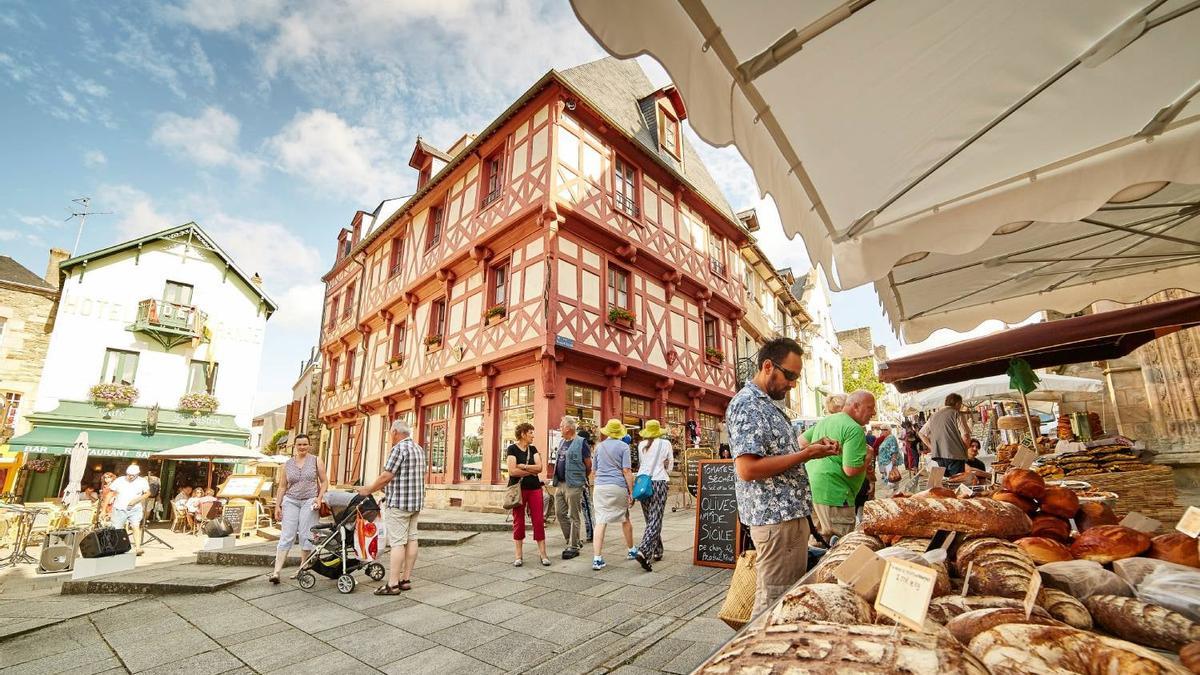 Mercado en Lices, Francia