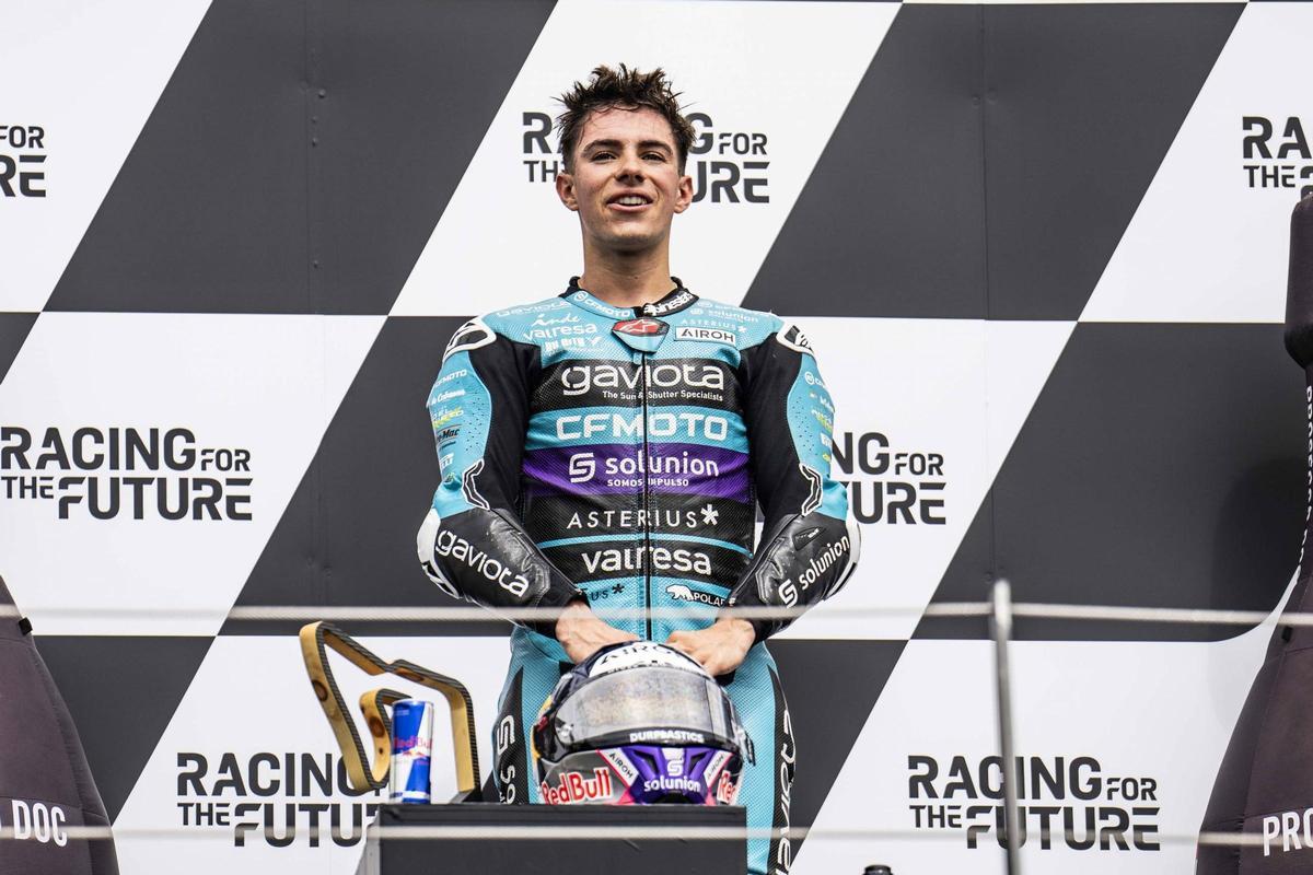 David Alonso, campeón del mundo de Moto3 2024 con el CFMOTO Aspar Team
