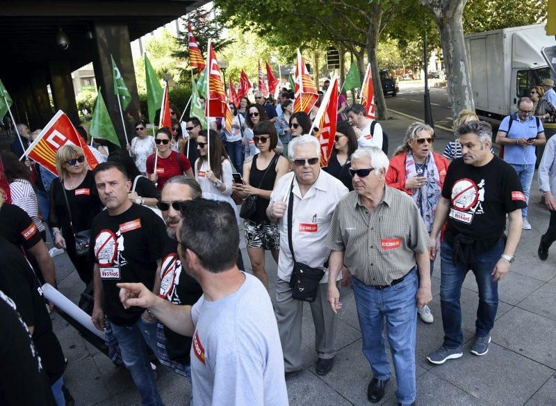 Manifestación contra la apertura de comercios en festivos