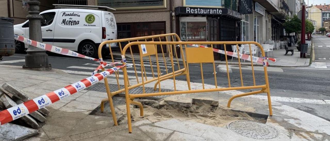 Unos trabajos en la red municipal. |  // BERNABÉ