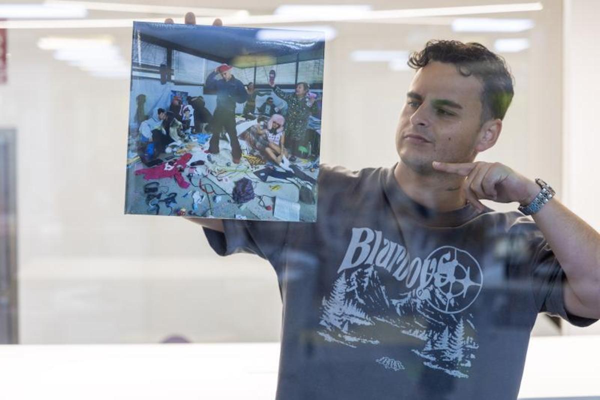 Funzo, antes de la entrevista realizada en INFORMACIÓN