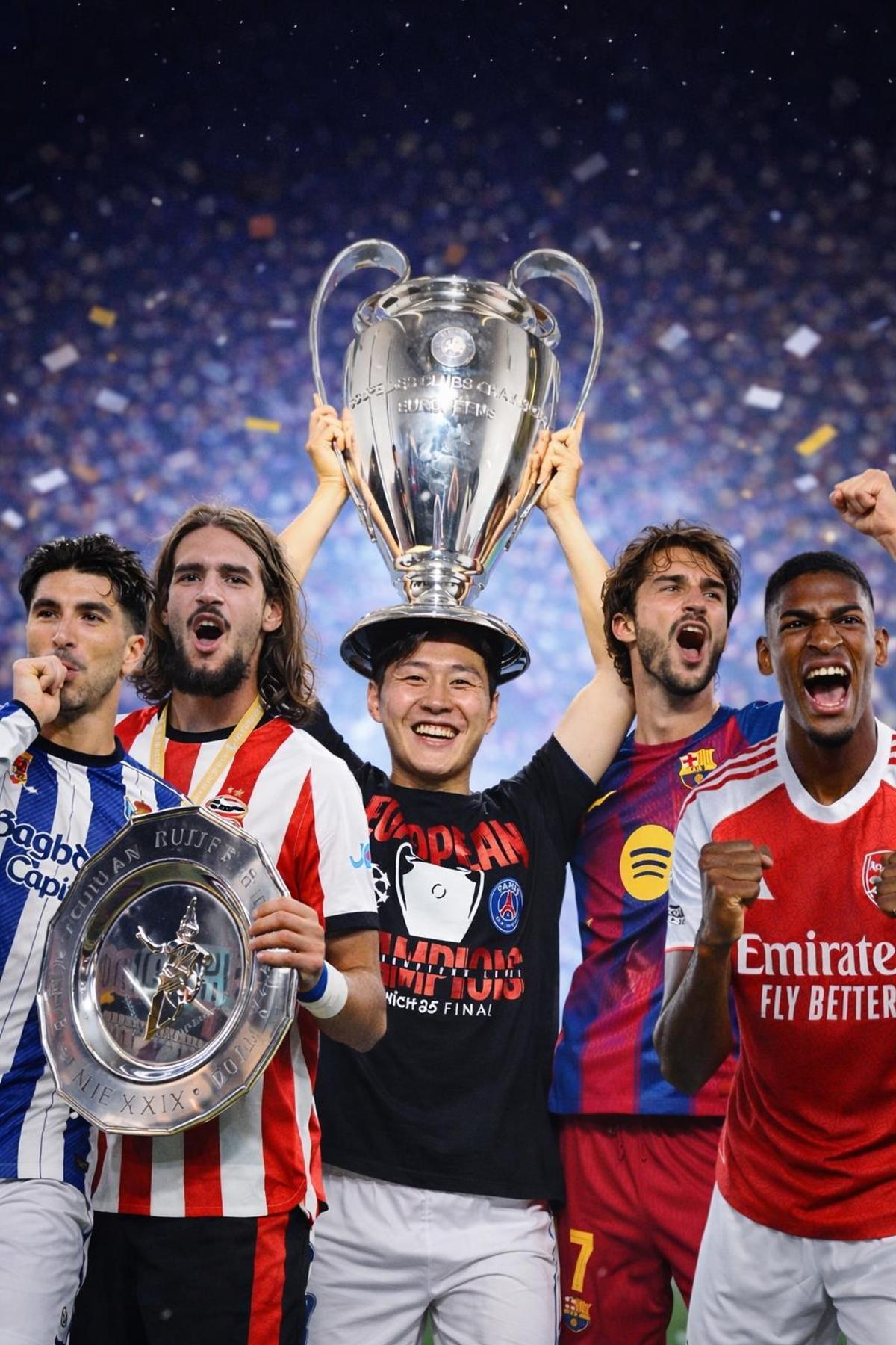 Mosquera, Kang In, Carlos Soler, Yarek y Ferran