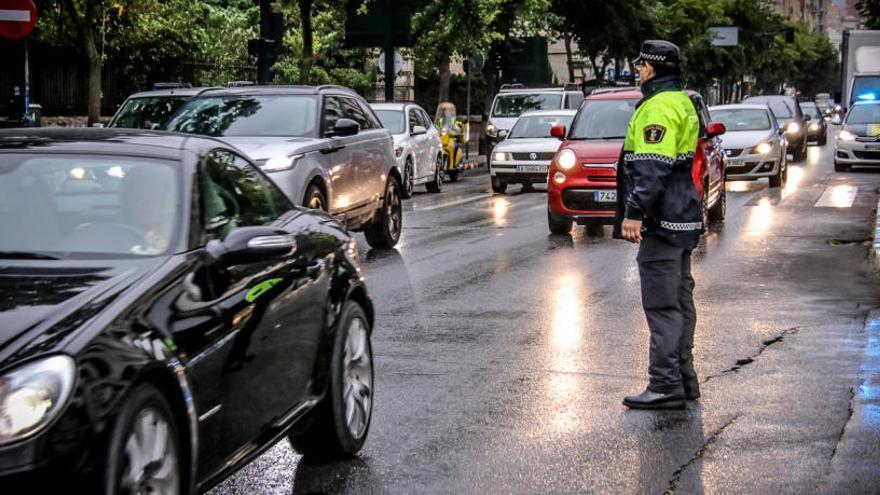 Uno de los tramos en los que se han registrado atascos por el fallo eléctrico.