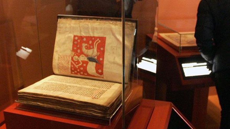 Un facsímil del Códice Calixtino en la cidade da Cultura, en la exposición "Ex Libris" en noviembre. // X.A.