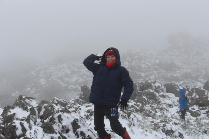 Nieve en la provincia de Córdoba