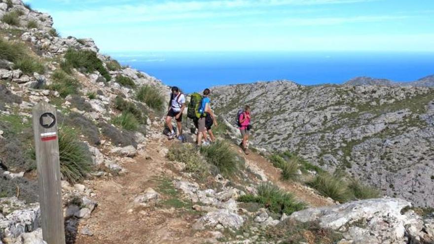 Wandern - eine der Hauptbeschäftigungen für Urlauber auf Mallorca.