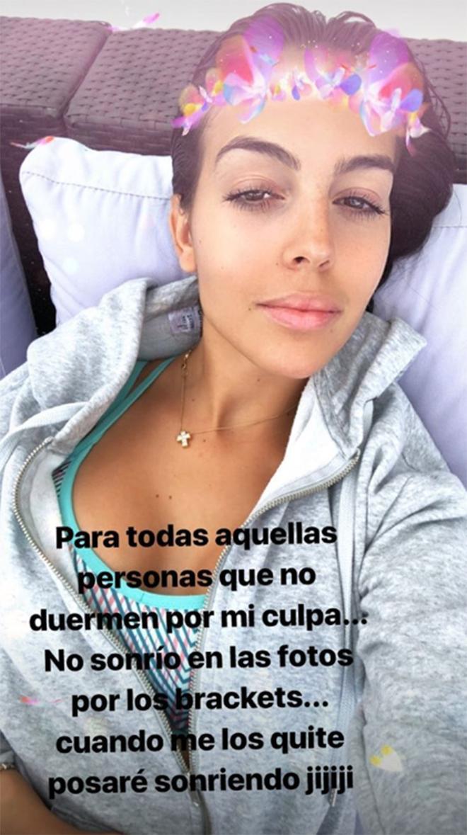 Georgina Rodríguez explica el motivo por el que ya no sonríe