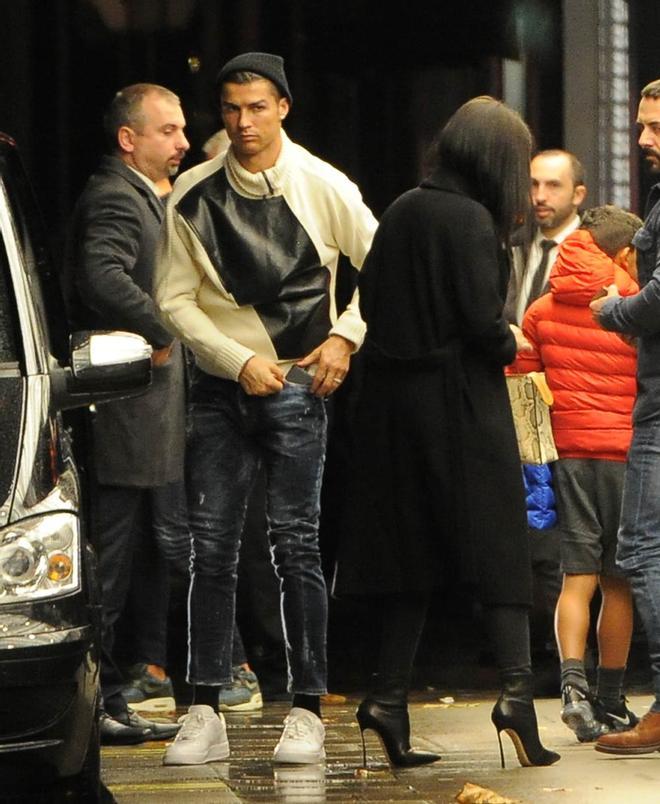 Cristiano Ronaldo, Georgina Rodriguez y Cristiano Jr. llegan a Londres