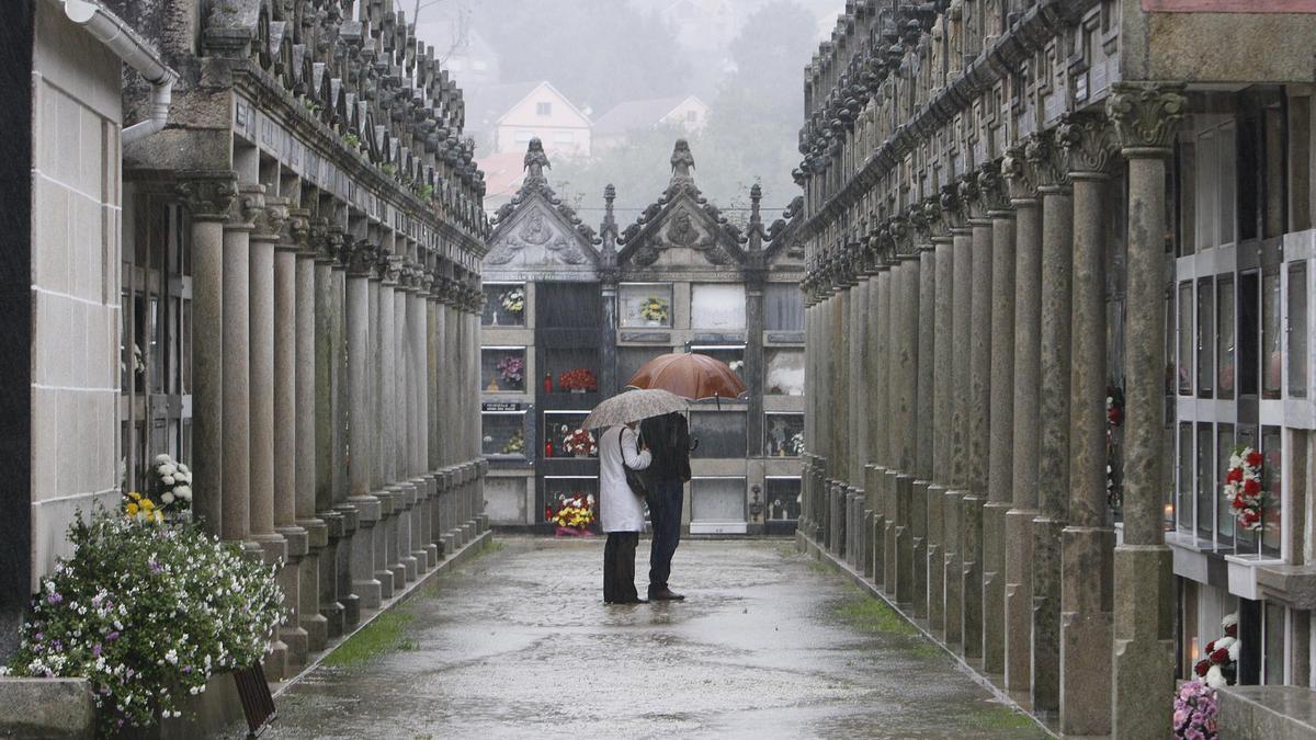 Foto de archivo del cementerio de Moaña.